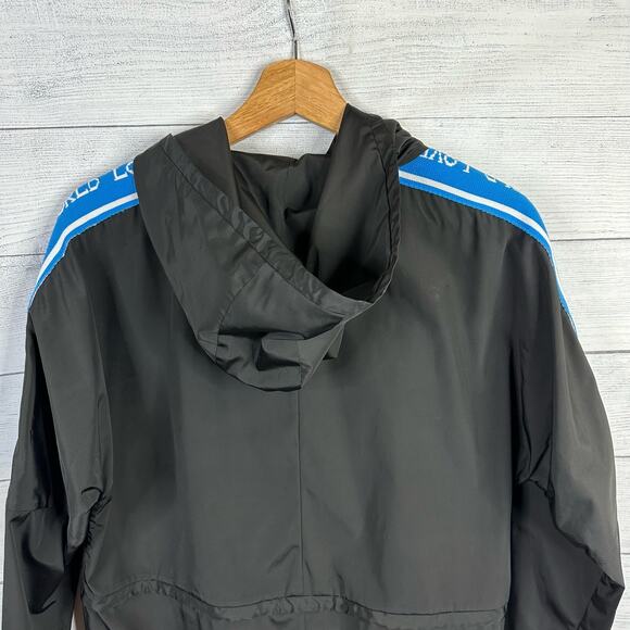 Sandro Paris Size 36 Small World Lovers Black Shell Mario Jacket Black - Picture 7 of 12